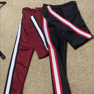 2 pair of long stretchy pants from forever 21